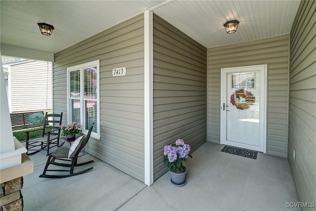7413 Settlers Ridge Ct, Henrico, VA 23231 - view of exterior entry featuring covered porch