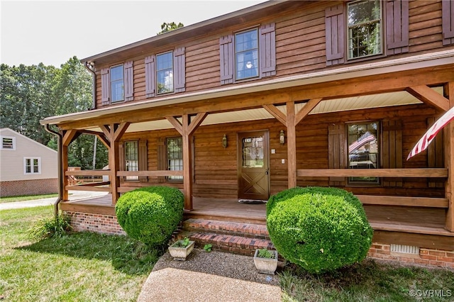 4320 Dunraven Rd, Chesterfield, VA 23236 - property entrance featuring covered porch