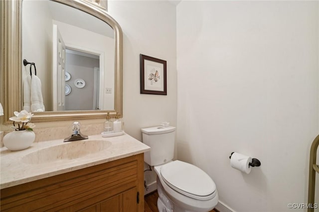 3000 Cove Ridge Rd, Midlothian, VA 23112 - half bathroom with toilet and vanity