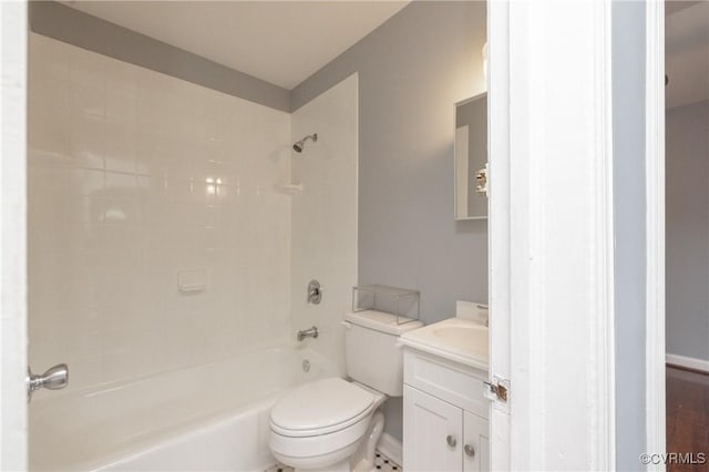 6500 W Grace St, Henrico, VA 23226 - full bathroom featuring vanity and shower / tub combination