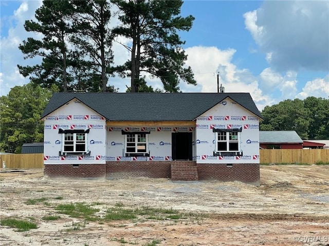 5106 Front Dr, North Dinwiddie, VA 23803 - property in mid-construction featuring crawl space