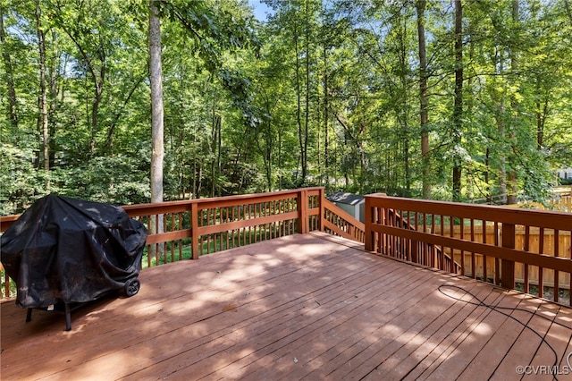 1453 Lockett Ridge Rd, Midlothian, VA 23114 - deck with grilling area