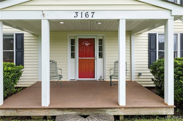 3167 Trenholm Rd, Powhatan, VA 23139 - property entrance with covered porch