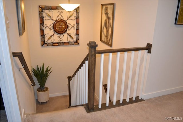 4331 Ganymede Dr, Chester, VA 23831 - stairway featuring carpet flooring