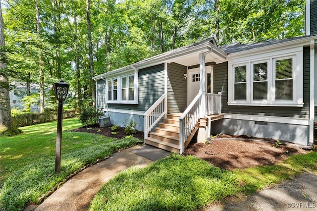 14408 Woods Walk Ct, Midlothian, VA 23112 - view of front of home with crawl space