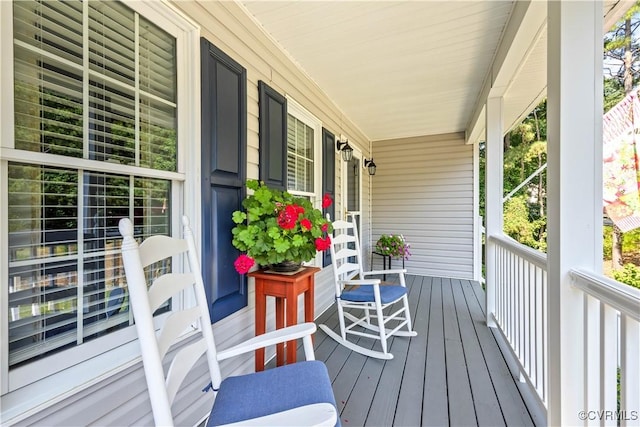 8811 S Boones Trail Rd, North Chesterfield, VA 23236 - view of wooden porch