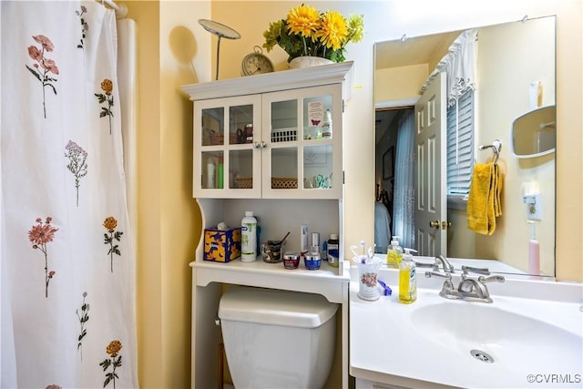 8811 S Boones Trail Rd, North Chesterfield, VA 23236 - full bathroom featuring vanity and a shower with shower curtain
