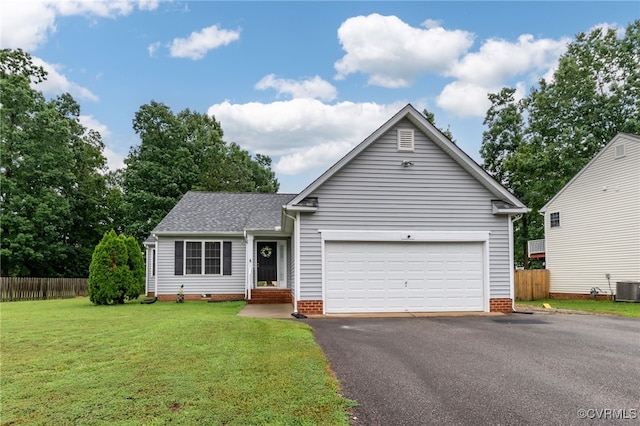 4055 Tanner Slip Cir, Chester, VA 23831 - view of front of home with driveway, a shingled roof, and a garage