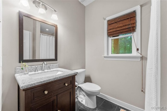 6003 Lansgate Rd, Midlothian, VA 23112 - bathroom featuring tile patterned flooring and vanity