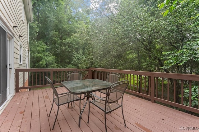 6003 Lansgate Rd, Midlothian, VA 23112 - deck with outdoor dining area