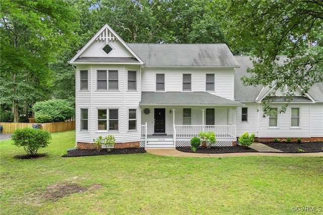 13219 Lauren Ln, Midlothian, VA 23114 - victorian-style house featuring covered porch and roof with shingles