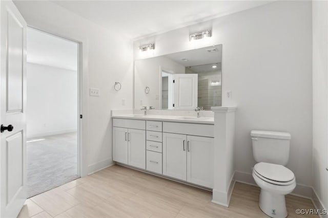12149 Morning Walk, Henrico, VA 23233 - bathroom with double vanity and a shower