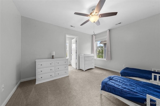 18007 Twin Falls Ln, Moseley, VA 23120 - carpeted bedroom with baseboards and ceiling fan