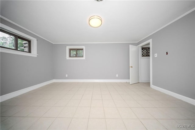 1020 Challis Ln, Sandston, VA 23150 - spare room with crown molding and baseboards