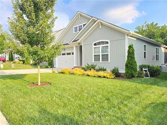 16813 Laurel Park Dr, Moseley, VA 23120 - view of front of house with concrete driveway and a front yard