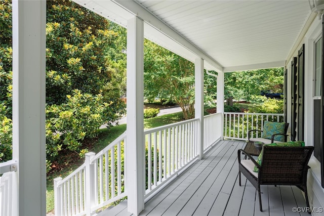 7117 Deer Thicket Dr, Midlothian, VA 23112 - view of wooden porch