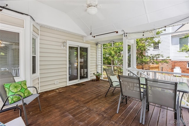 7117 Deer Thicket Dr, Midlothian, VA 23112 - wooden deck featuring outdoor dining area