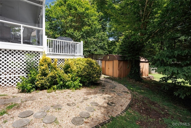 7117 Deer Thicket Dr, Midlothian, VA 23112 - view of yard with a shed