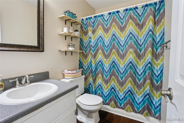 7117 Deer Thicket Dr, Midlothian, VA 23112 - full bath featuring vanity and wood finished floors