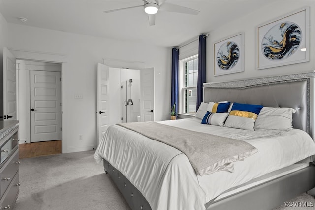 9255 Saxsawn Ln, Chesterfield, VA 23832 - carpeted bedroom with ceiling fan