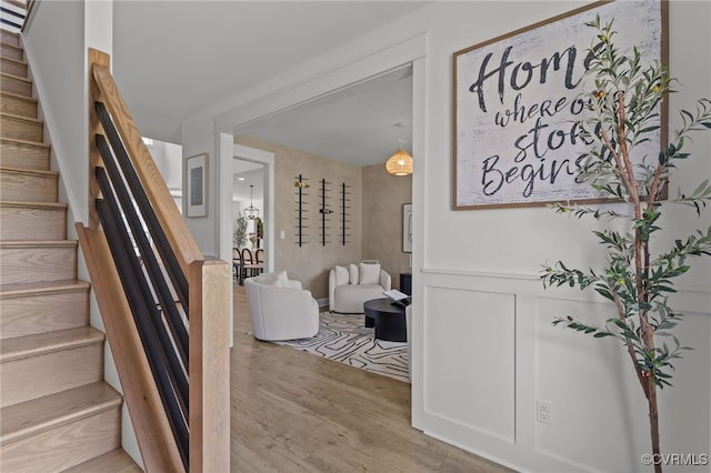 9255 Saxsawn Ln, Chesterfield, VA 23832 - stairway featuring wood finished floors