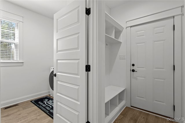 9255 Saxsawn Ln, Chesterfield, VA 23832 - mudroom with wood finished floors and baseboards