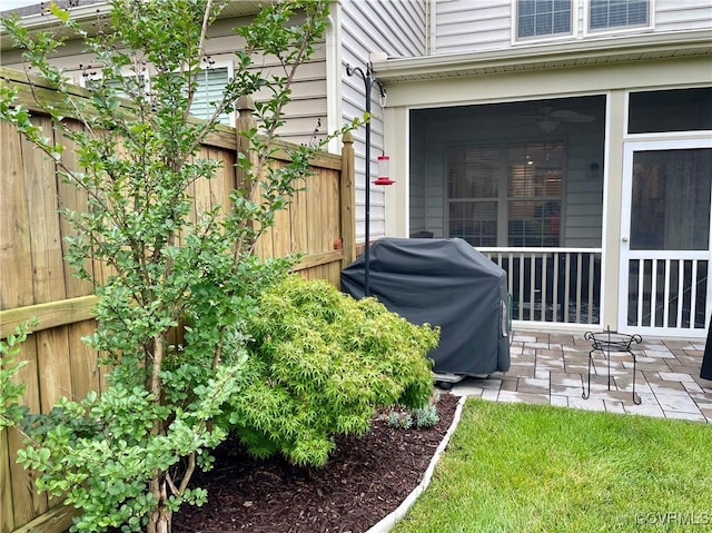 6813 Southwalk Hts, Moseley, VA 23120 - view of yard with a patio area