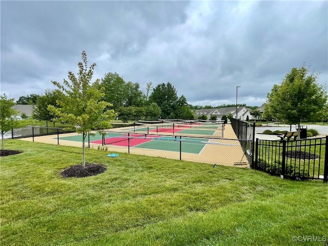 6813 Southwalk Hts, Moseley, VA 23120 - view of home's community featuring a tennis court