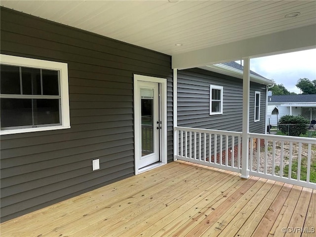 5731 Beechnut Ave, South Chesterfield, VA 23803 - view of wooden terrace