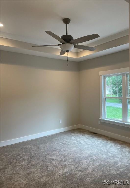 5731 Beechnut Ave, South Chesterfield, VA 23803 - carpeted empty room featuring ceiling fan and baseboards