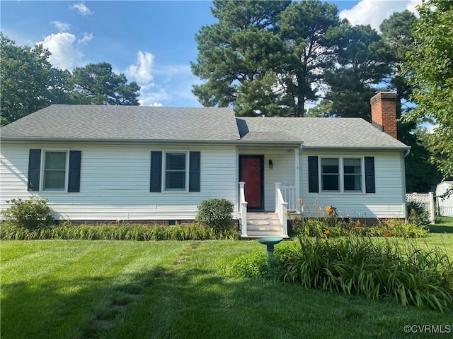 2622 Reba Ct, Glen Allen, VA 23060 - view of front of house featuring a shingled roof and a chimney