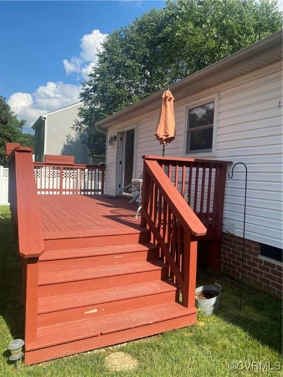 2622 Reba Ct, Glen Allen, VA 23060 - view of wooden deck