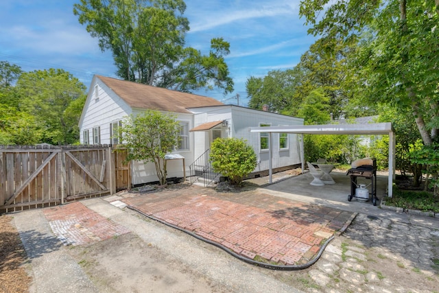 4932 N Rhett Ave, North Charleston, SC 29405 - view of patio / terrace with a gate, grilling area, and entry steps