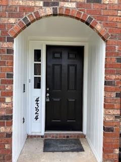 4324 Purdue Dr, North Charleston, SC 29418 - doorway to property with brick siding