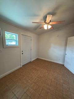 4324 Purdue Dr, North Charleston, SC 29418 - empty room with ceiling fan and baseboards