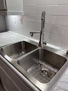 4324 Purdue Dr, North Charleston, SC 29418 - kitchen view of a sink and light countertops
