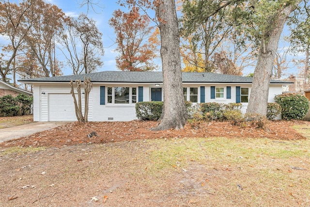 ranch-style house with a garage