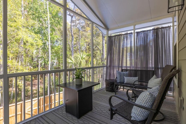 sunroom featuring plenty of natural light