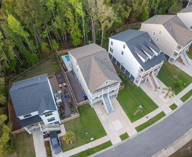 drone / aerial view