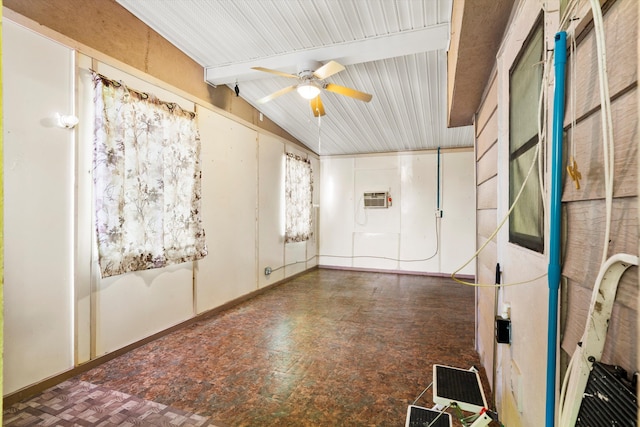 109 Rahway Rd, Goose Creek, SC 29445 - empty room featuring a ceiling fan and a wall mounted AC