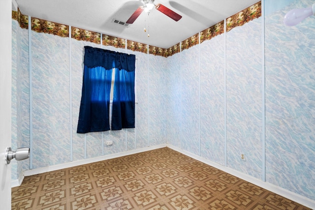 109 Rahway Rd, Goose Creek, SC 29445 - spare room featuring a ceiling fan, tile patterned floors, and baseboards