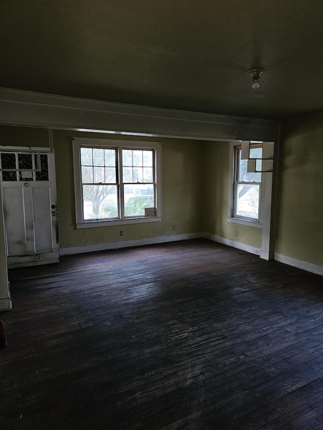 2313 Aintree Ave, North Charleston, SC 29405 - spare room with dark wood-style flooring and baseboards