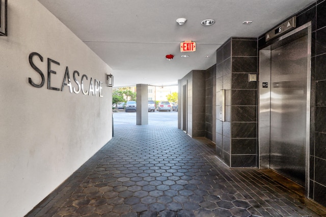 corridor with elevator