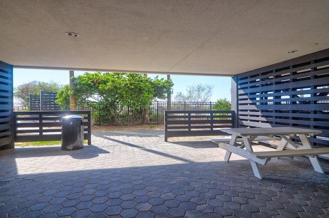 9002 Palmetto Dr Unit 512, Isle Of Palms, SC 29451 - view of patio / terrace featuring fence