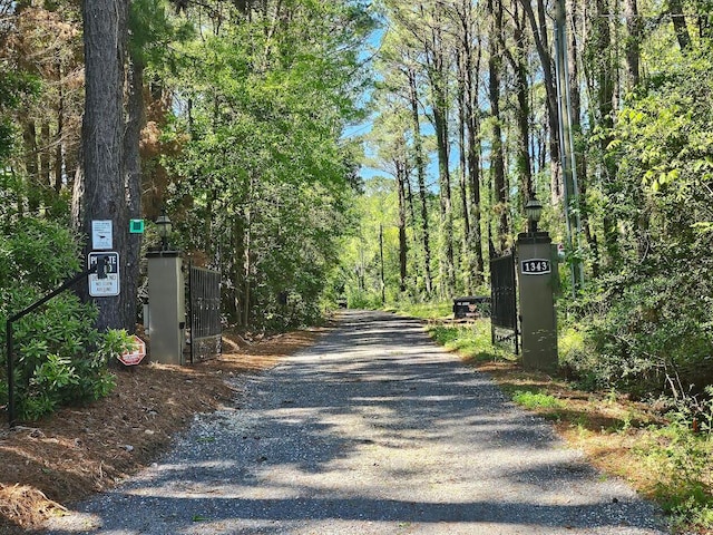 view of road