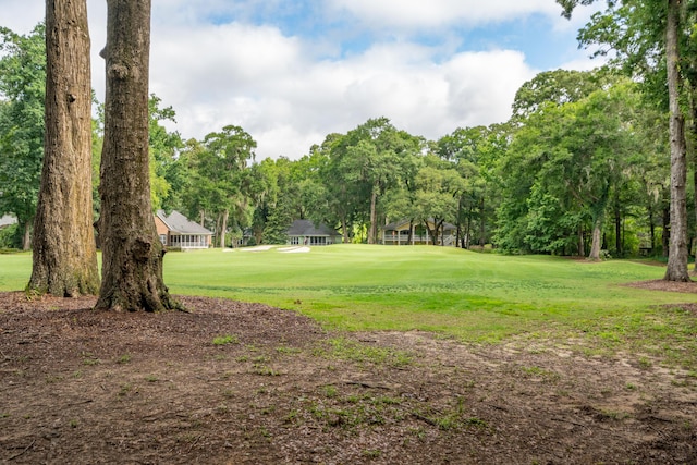 5195 Forest Oaks Dr, Hollywood, SC 29449 - view of grassy yard with view of golf course