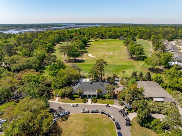 5195 Forest Oaks Dr, Hollywood, SC 29449 - drone / aerial view of a local golf course and a forest