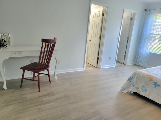 4457 Rice Mill Dr, North Charleston, SC 29420 - bedroom featuring light wood finished floors and baseboards