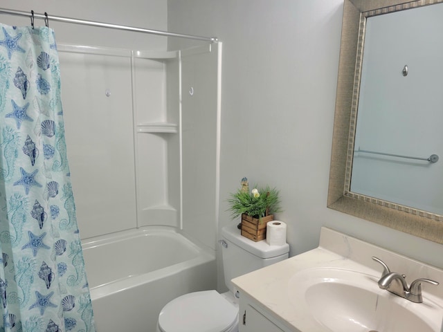 4457 Rice Mill Dr, North Charleston, SC 29420 - bathroom with vanity and shower / bathtub combination with curtain
