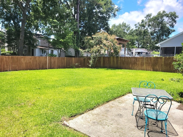4457 Rice Mill Dr, North Charleston, SC 29420 - view of yard featuring a patio area